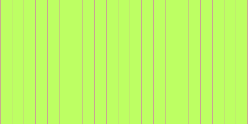 #bdff63, #caa393 vertical lines, two pixels wide, thirty-six pixels apart