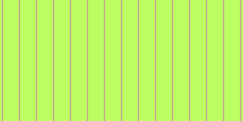 #bdff63, #caa393 vertical lines, four pixels wide, fifty-two pixels apart