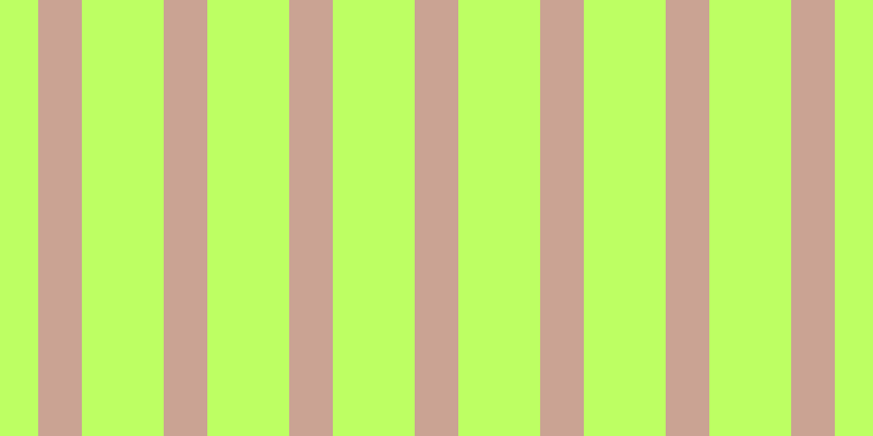 #bdff63, #caa393 vertical lines, forty pixels wide, seventy-five pixels apart
