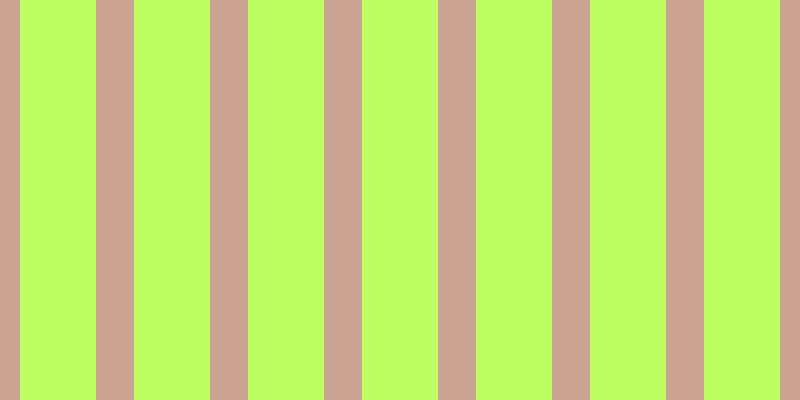 #bdff63, #caa393 vertical lines, thirty-eight pixels wide, seventy-six pixels apart