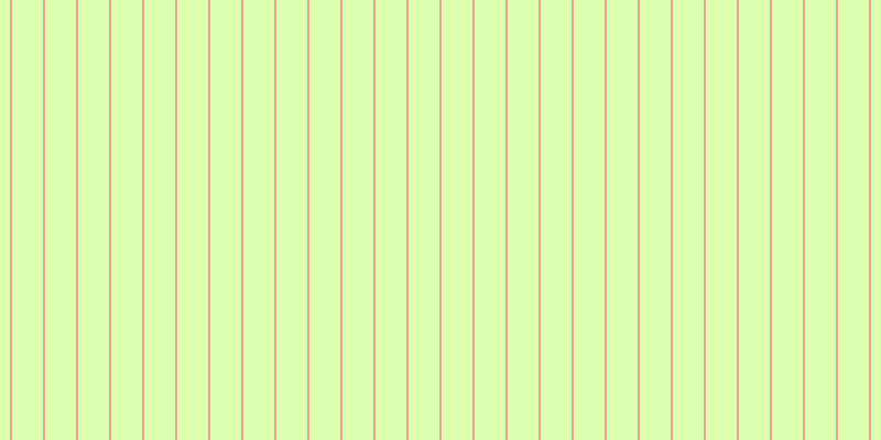 #bdff63 (50%), #eba393 vertical lines, two pixels wide, twenty-eight pixels apart