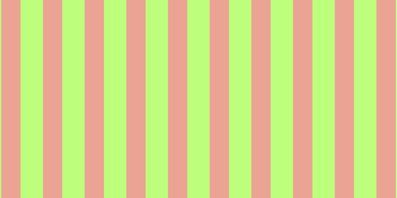 #bdff7d, #eba393 vertical lines, thirty-nine pixels wide, forty-five pixels apart