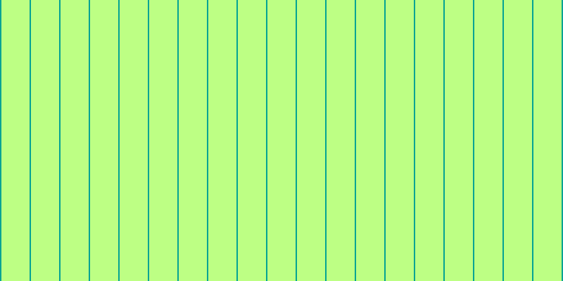 #bdff84, #04a393 vertical lines, two pixels wide, forty pixels apart