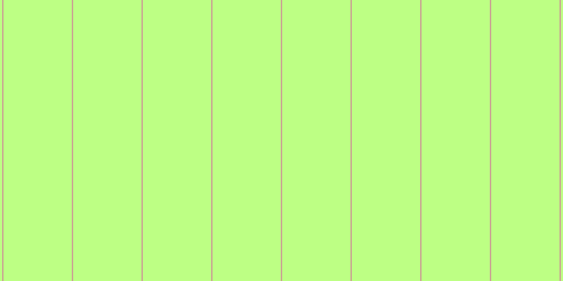 #bdff84, #caa393 vertical lines, two pixels wide, ninety-seven pixels apart
