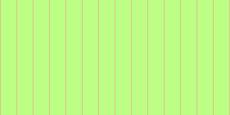#bdff84, #eba393 vertical lines, two pixels wide, fifty-five pixels apart