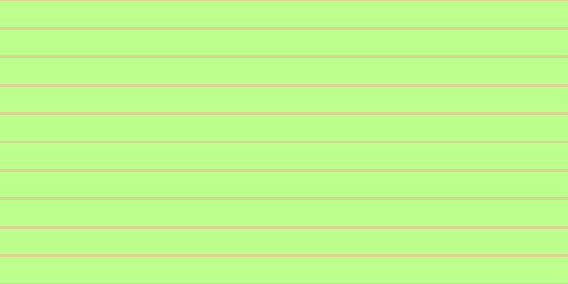 #bdff8d, #dbd393 horizontal lines, four pixels wide, thirty-six pixels apart