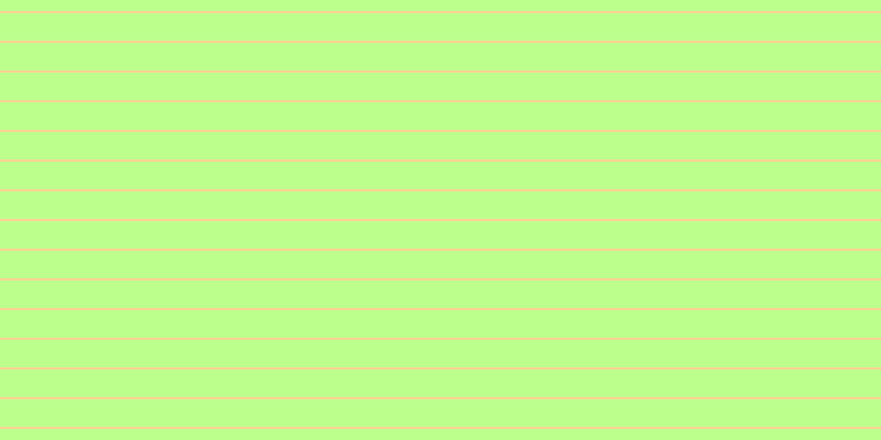#bdff8d, #fcd393 horizontal lines, two pixels wide, twenty-five pixels apart