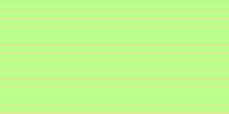 #bdff8d, #fcd393 horizontal lines, two pixels wide, twenty-eight pixels apart