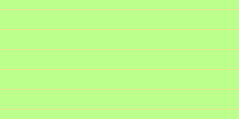 #bdff8d, #fcd393 horizontal lines, two pixels wide, sixty-five pixels apart