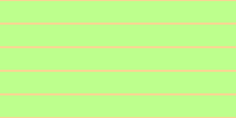#bdff8d, #fcd393 horizontal lines, seven pixels wide, seventy-three pixels apart