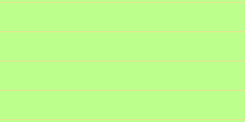 #bdff8d, #fcd393 horizontal lines, two pixels wide, ninety-four pixels apart