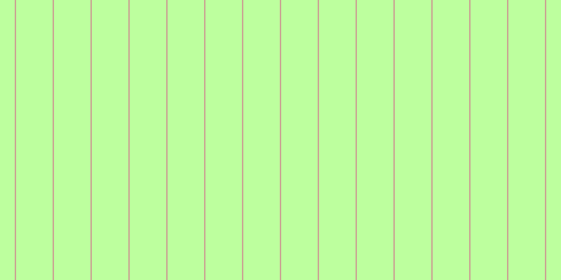 #bdff9e, #caa393 vertical lines, two pixels wide, fifty-two pixels apart