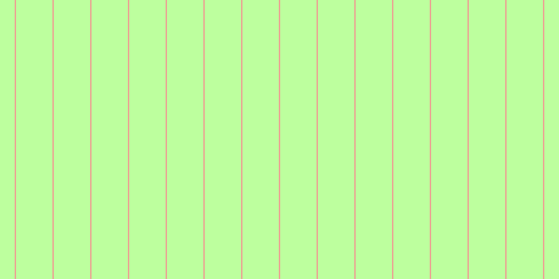 #bdff9e, #eba393 vertical lines, two pixels wide, fifty-two pixels apart