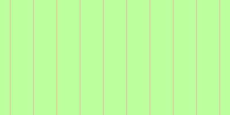 #bdff9e, #eba393 vertical lines, two pixels wide, seventy-nine pixels apart