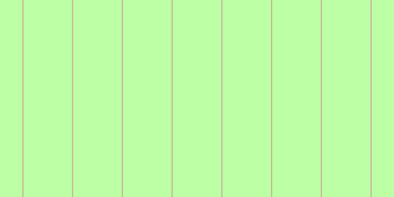 #bdffa5, #caa393 vertical lines, two pixels wide, ninety-nine pixels apart