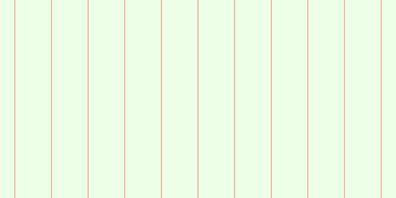 #bdffa5 (25%), #eba393 vertical lines, two pixels wide, seventy-two pixels apart