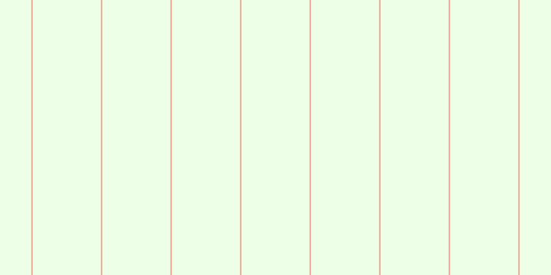 #bdffa5 (25%), #eba393 vertical lines, two pixels wide, ninety-nine pixels apart