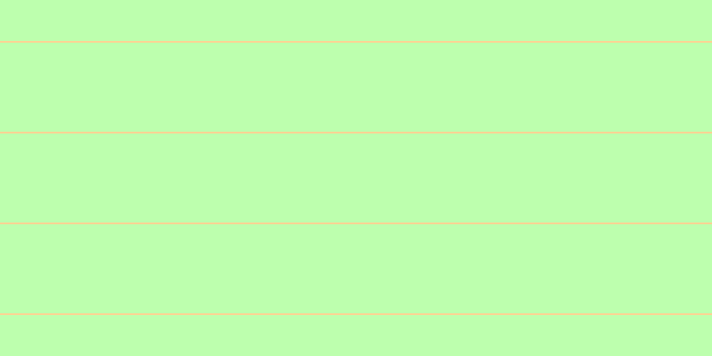 #bdffae, #fcd393 horizontal lines, two pixels wide, one hundred pixels apart