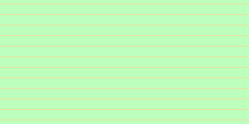 #bdffbd, #fcd393 horizontal lines, two pixels wide, thirty-two pixels apart