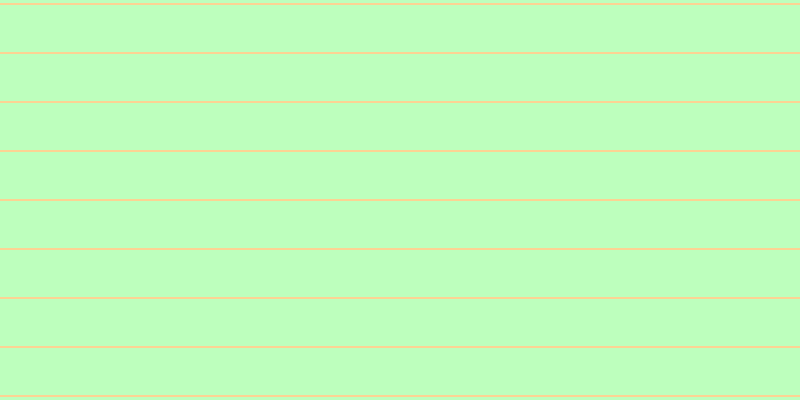#bdffbd, #fcd393 horizontal lines, two pixels wide, forty-seven pixels apart