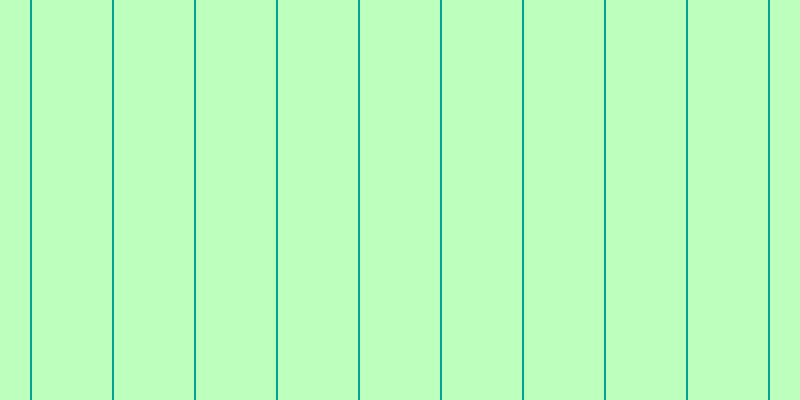 #bdffbd, #04a393 vertical lines, two pixels wide, eighty pixels apart