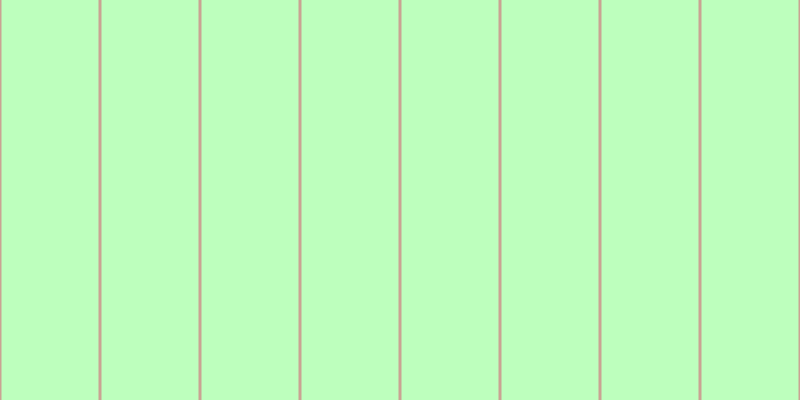 #bdffbd, #caa393 vertical lines, three pixels wide, ninety-seven pixels apart