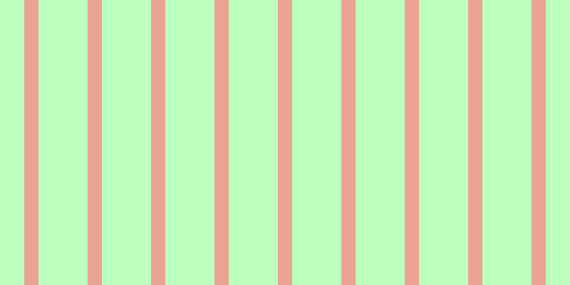 #bdffbd, #eba393 vertical lines, twenty pixels wide, sixty-nine pixels apart