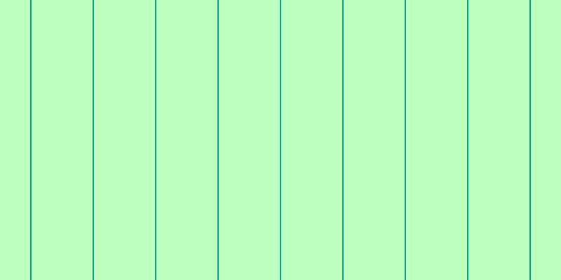 #bdffbf, #04a393 vertical lines, two pixels wide, eighty-seven pixels apart