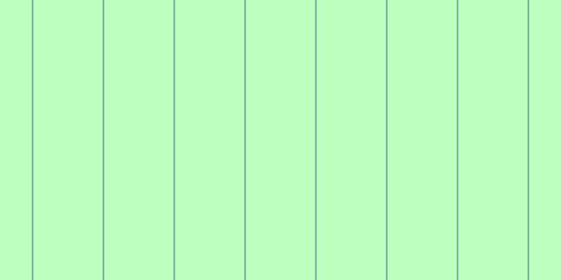 #bdffbf, #67a393 vertical lines, two pixels wide, ninety-nine pixels apart