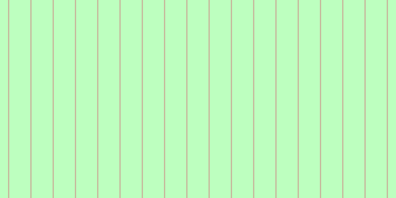 #bdffbf, #caa393 vertical lines, two pixels wide, forty-three pixels apart