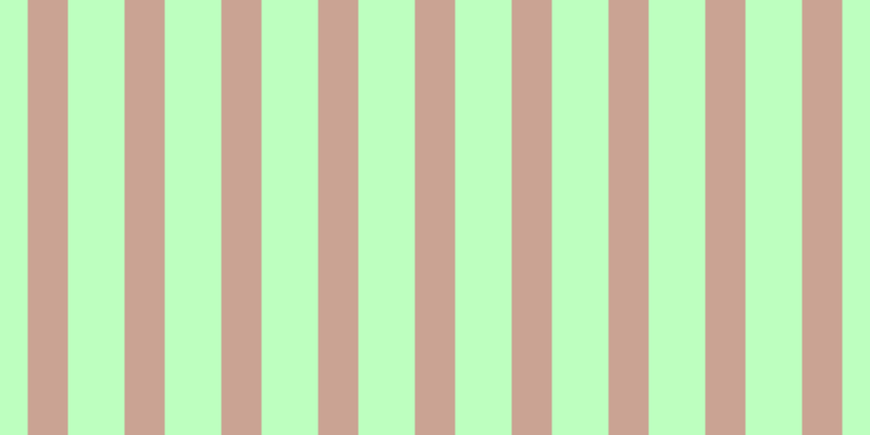 #bdffbf, #caa393 vertical lines, thirty-seven pixels wide, fifty-two pixels apart