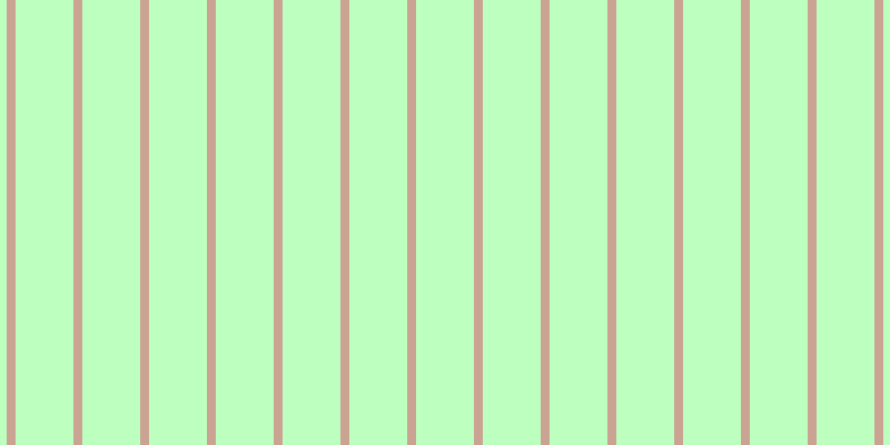 #bdffbf, #caa393 vertical lines, eight pixels wide, fifty-two pixels apart