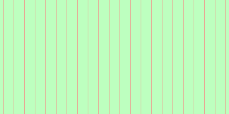 #bdffbf, #eba393 vertical lines, two pixels wide, thirty-five pixels apart