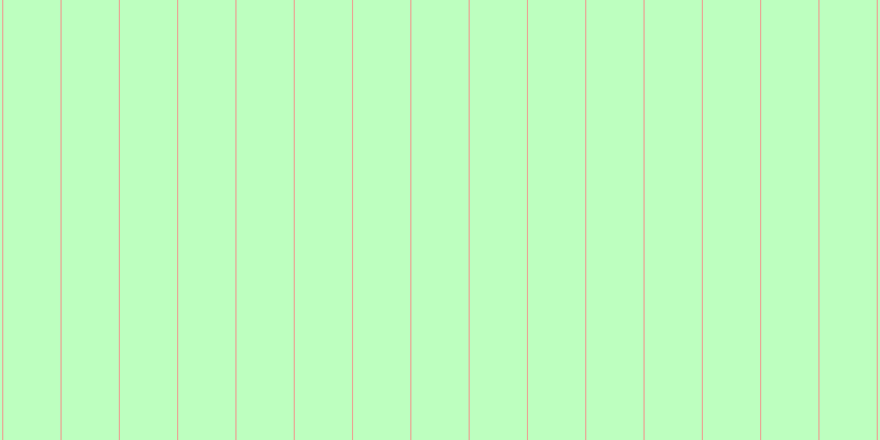 #bdffbf, #eba393 vertical lines, one pixels wide, fifty-two pixels apart