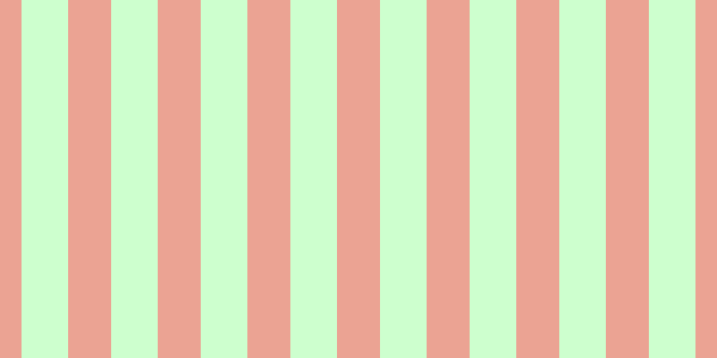 #bdffbf (75%), #eba393 vertical lines, forty-eight pixels wide, fifty-two pixels apart