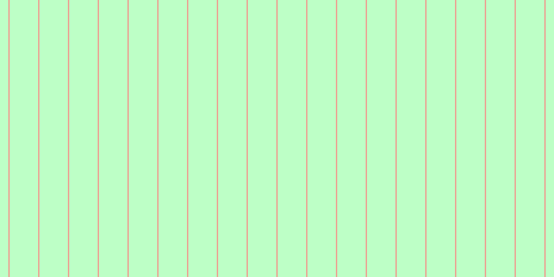 #bdffc6, #eba393 vertical lines, two pixels wide, forty-one pixels apart