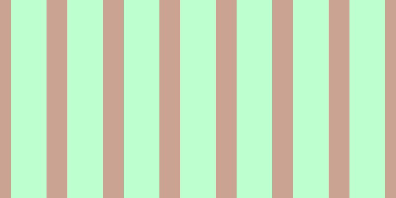 #bdffce, #caa393 vertical lines, forty-two pixels wide, seventy-two pixels apart