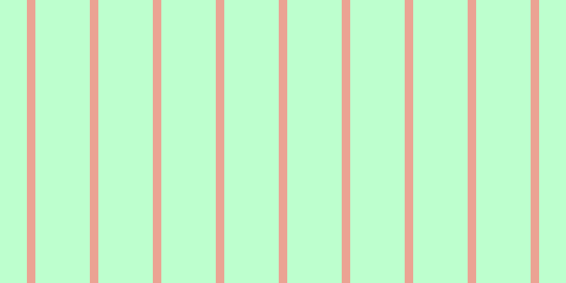 #bdffce, #eba393 vertical lines, twelve pixels wide, seventy-seven pixels apart
