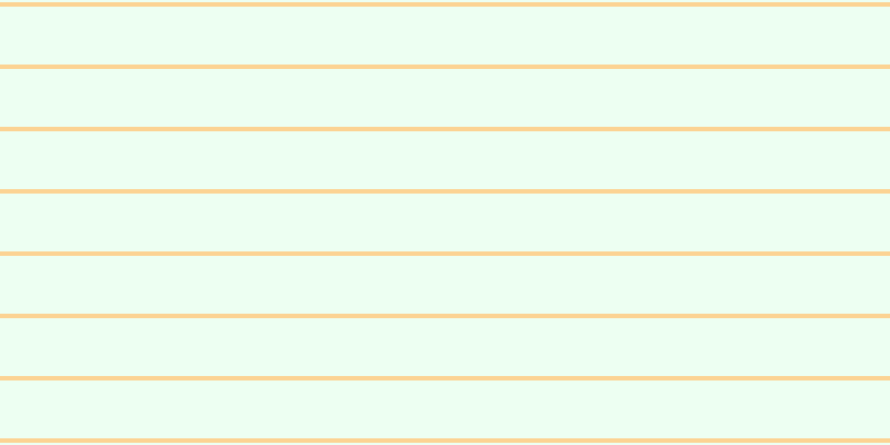 #bdffce (25%), #fcd393 horizontal lines, four pixels wide, fifty-two pixels apart