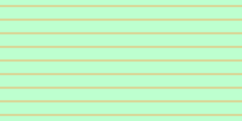 #bdffcf, #dbd393 horizontal lines, seven pixels wide, thirty-eight pixels apart