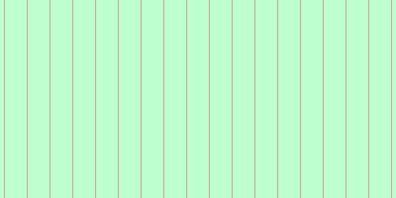 #bdffcf, #caa393 vertical lines, two pixels wide, forty-four pixels apart