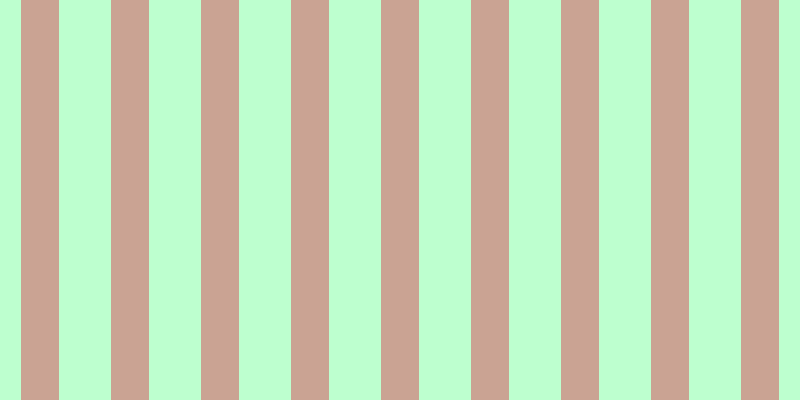 #bdffcf, #caa393 vertical lines, thirty-eight pixels wide, fifty-two pixels apart