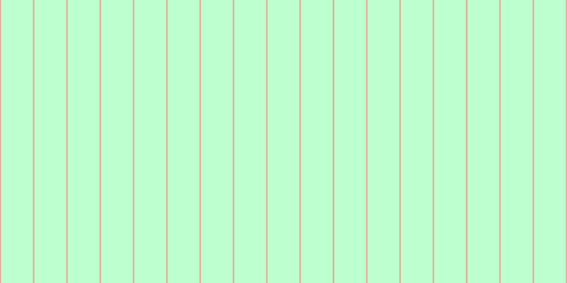 #bdffcf, #eba393 vertical lines, two pixels wide, forty-five pixels apart