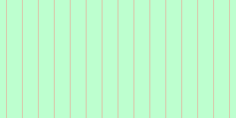 #bdffcf, #eba393 vertical lines, two pixels wide, fifty-two pixels apart