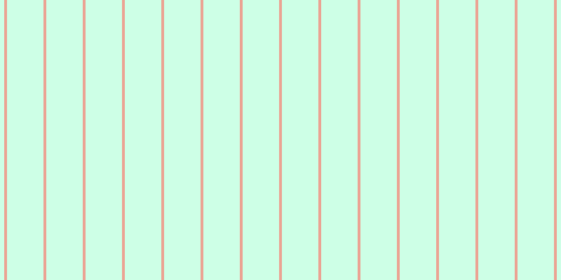 #bdffde (75%), #eba393 vertical lines, four pixels wide, fifty-two pixels apart