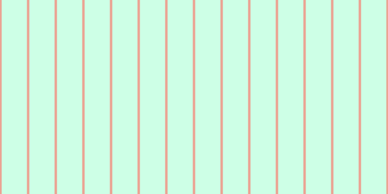 #bdffde (75%), #eba393 vertical lines, five pixels wide, fifty-two pixels apart