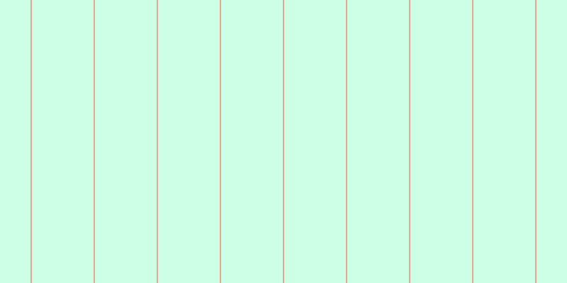 #bdffde (75%), #eba393 vertical lines, two pixels wide, eighty-seven pixels apart