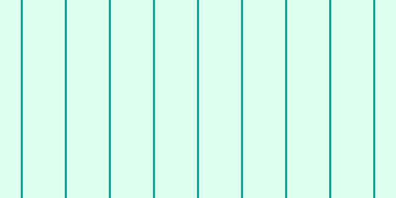 #bdffe0 (50%), #04a393 vertical lines, four pixels wide, eighty-five pixels apart