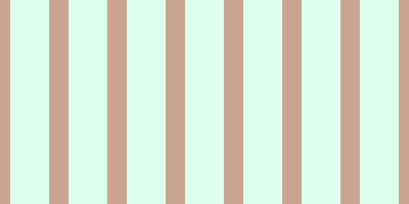 #bdffe0 (50%), #caa393 vertical lines, thirty-eight pixels wide, seventy-six pixels apart