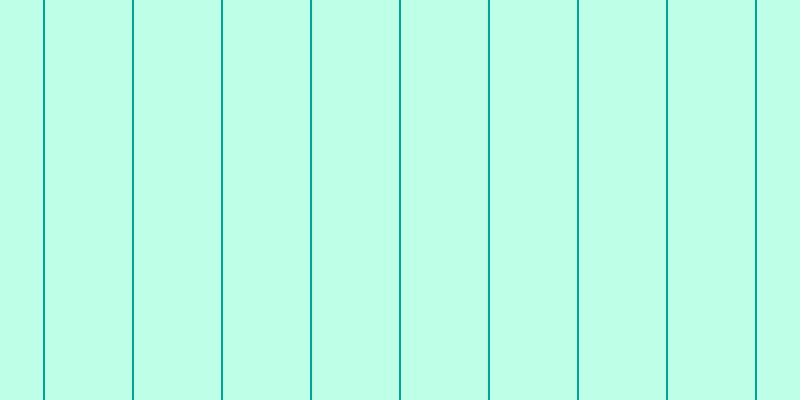 #bdffe7, #04a393 vertical lines, two pixels wide, eighty-seven pixels apart